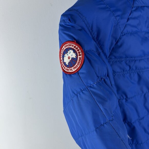 Canada Goose Boys Youth Sherwood Puffer M 10-12 Royal Blue 5070ypd Authentic - Picture 10 of 16